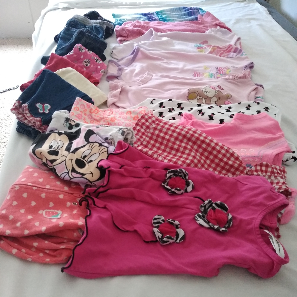 20+ item toddler girl not so mystery disney bundlw